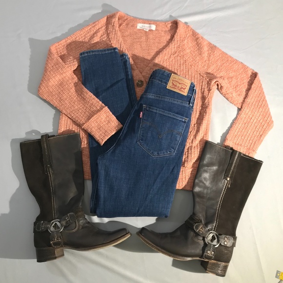 🎉 HP 🍾 Levi Strauss & Col 721 Hi-Rise Skinny - Picture 1 of 9